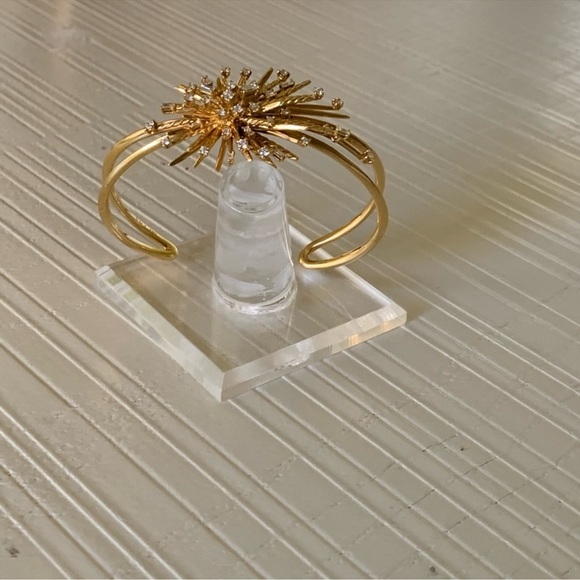 David Yurman supernova cuff bracelet with diamond in 18 k gold size M - Picture 15 of 16